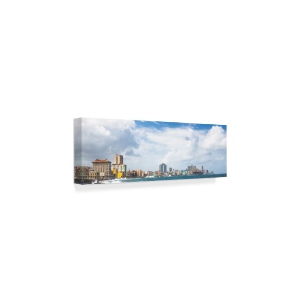 Philippe Hugonnard 'Malecon Wall Of Havana 2' Canvas Art,6x19